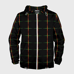Мужская ветровка Color black orange green crosses