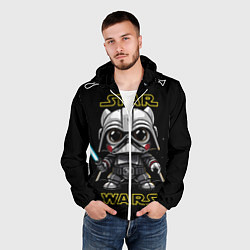 Ветровка с капюшоном мужская Star Wars - Ai, цвет: 3D-белый — фото 2