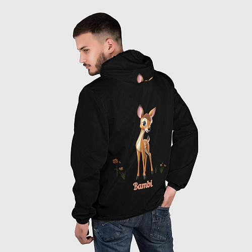 Мужская ветровка Bambi / 3D-Белый – фото 4