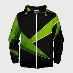 Мужская ветровка Geometric neon