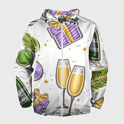 Мужская ветровка Новогодний вайб