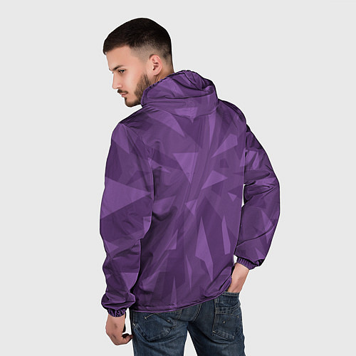 Мужская ветровка NBA Los Angeles Lakers / 3D-Белый – фото 4