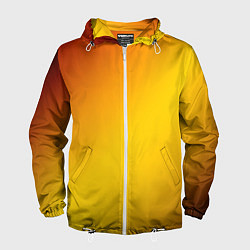 Мужская ветровка Color yellow red gradient