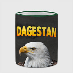 Кружка 3D Dagestan Eagle, цвет: 3D-зеленый кант — фото 2