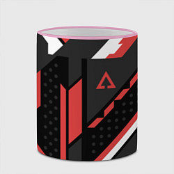 Кружка 3D CS:GO Cyrex Pattern, цвет: 3D-розовый кант — фото 2