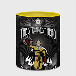Кружка 3D The Strongest Hero, цвет: 3D-белый + желтый — фото 2