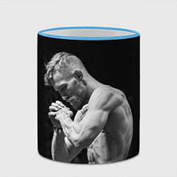 Кружка 3D Conor McGregor: Mono, цвет: 3D-небесно-голубой кант — фото 2