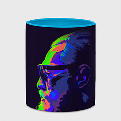 Кружка 3D McGregor Neon, цвет: 3D-белый + небесно-голубой — фото 2