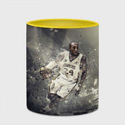 Кружка 3D Kobe Bryant, цвет: 3D-белый + желтый — фото 2