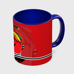 Кружка 3D Chicago Blackhawks, цвет: 3D-белый + синий