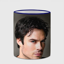 Кружка 3D Ian Somerhalder, цвет: 3D-синий кант — фото 2