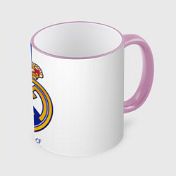 Кружка 3D Real Madrid CF, цвет: 3D-розовый кант