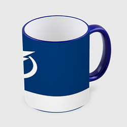 Кружка 3D Tampa Bay Lightning, цвет: 3D-синий кант