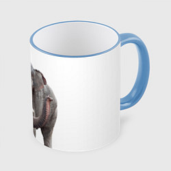 Кружка цветная Большой слон