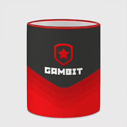 Кружка 3D Gambit Gaming Uniform цвета 3D-красный кант — фото 2