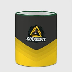 Кружка 3D Godsent Uniform, цвет: 3D-зеленый кант — фото 2