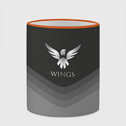 Кружка 3D Wings Uniform, цвет: 3D-оранжевый кант — фото 2