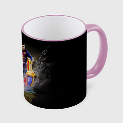 Кружка 3D Messi FCB, цвет: 3D-розовый кант