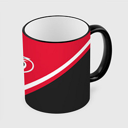 Кружка 3D NHL: Carolina Hurricanes, цвет: 3D-черный кант