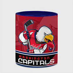 Кружка 3D Washington Capitals, цвет: 3D-белый + синий — фото 2