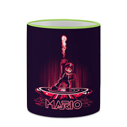 Кружка 3D Mario Tron, цвет: 3D-светло-зеленый кант — фото 2