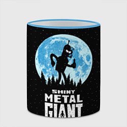 Кружка 3D Bender Metal Giant, цвет: 3D-небесно-голубой кант — фото 2