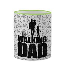 Кружка 3D Walking Dad, цвет: 3D-светло-зеленый кант — фото 2