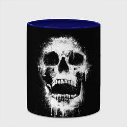 Кружка 3D Evil Skull, цвет: 3D-белый + синий — фото 2