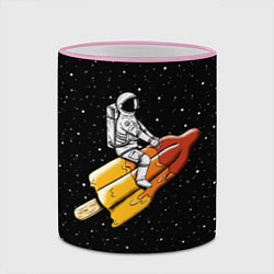 Кружка 3D Сладкая ракета, цвет: 3D-розовый кант — фото 2