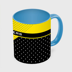 Кружка 3D Brazzers Style, цвет: 3D-белый + небесно-голубой