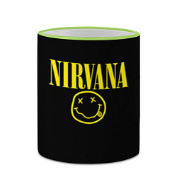 Кружка 3D Nirvana Rock, цвет: 3D-светло-зеленый кант — фото 2