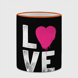 Кружка 3D Love Heart, цвет: 3D-оранжевый кант — фото 2