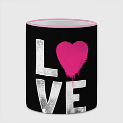 Кружка 3D Love Heart, цвет: 3D-розовый кант — фото 2