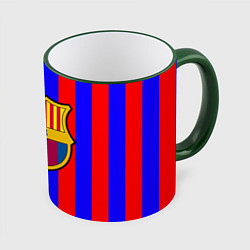 Кружка 3D Barca FCB Club, цвет: 3D-зеленый кант