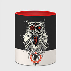 Кружка 3D TDD Owl 95, цвет: 3D-белый + красный — фото 2