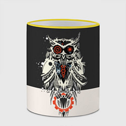 Кружка 3D TDD Owl 95, цвет: 3D-желтый кант — фото 2