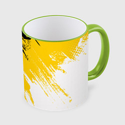 Кружка 3D Имперский флаг России, цвет: 3D-светло-зеленый кант