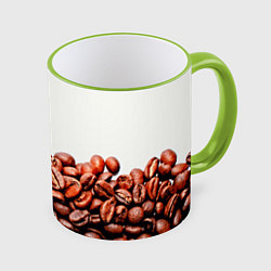 Кружка 3D Coffee, цвет: 3D-светло-зеленый кант
