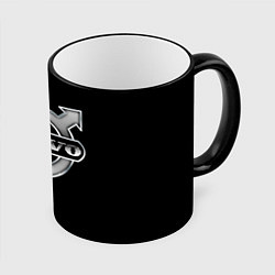 Кружка 3D Volvo Concern - logo, цвет: 3D-черный кант