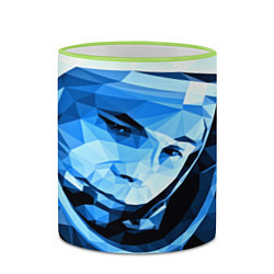 Кружка 3D Gagarin Art, цвет: 3D-светло-зеленый кант — фото 2