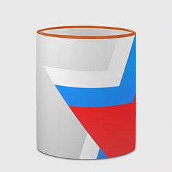 Кружка 3D Звезда России, цвет: 3D-оранжевый кант — фото 2