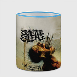 Кружка 3D Suicide Silence: The cleansing цвета 3D-небесно-голубой кант — фото 2