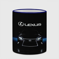 Кружка 3D Lexus, цвет: 3D-синий кант — фото 2