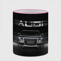 Кружка 3D Audi Q7 скорость, цвет: 3D-розовый кант — фото 2