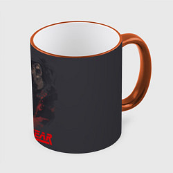 Кружка 3D Metal Gear Solid, цвет: 3D-оранжевый кант