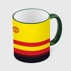 Кружка цветная Man United FC: Yellow style