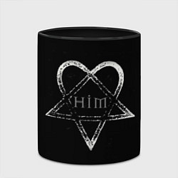 Кружка 3D HIM, цвет: 3D-белый + черный — фото 2
