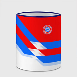 Кружка 3D Bayern FC: White style, цвет: 3D-синий кант — фото 2
