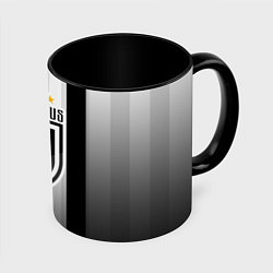 Кружка 3D Juventus FC: New logo, цвет: 3D-белый + черный