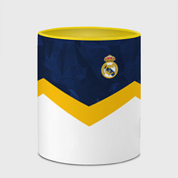 Кружка 3D Real Madrid FC: Sport, цвет: 3D-белый + желтый — фото 2